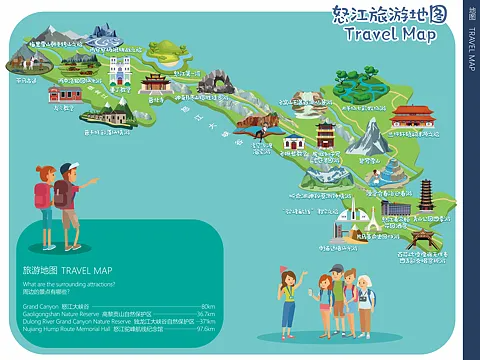 汶川智慧导览系统下的手绘地图个性化推荐功能？